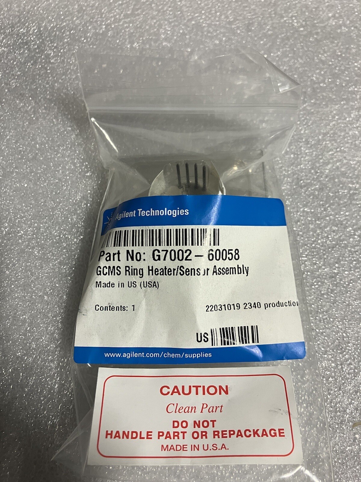 Agilent GCMS Ring Heater/Sensor Assembly | eBay