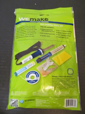 Elenco We Make Tools for Makers Soldering Tool Kit,  Ages 12+, ST-12ETL