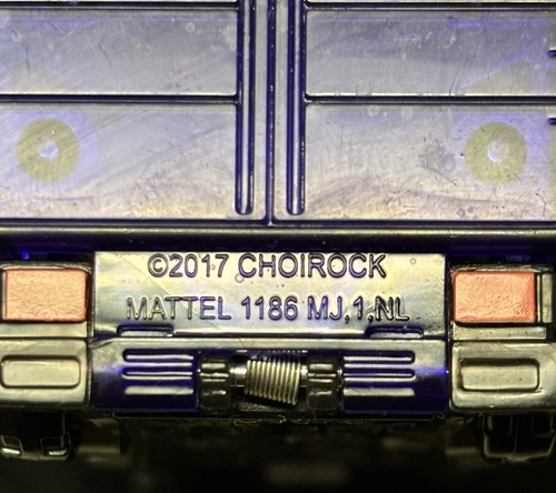 2017 Choirock Mattel Mecard Transforming Transport Truck purple Action Figure - Picture 13 of 13