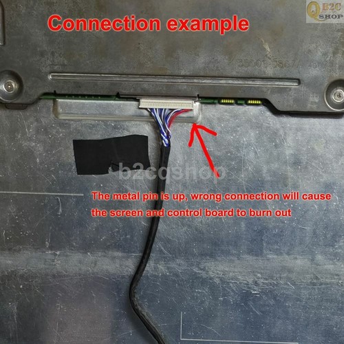 VGA LCD Controller Driver Board Kit for imac 27 LM270WQ1(SD)(C1) 2560X1440 HD-MI - Bild 4 von 4