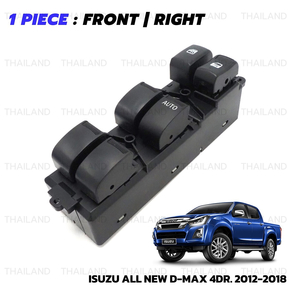 Fits Isuzu D-Max Dmax TFR 4Dr V-Cross 2012 - 18 RHD Power Window
