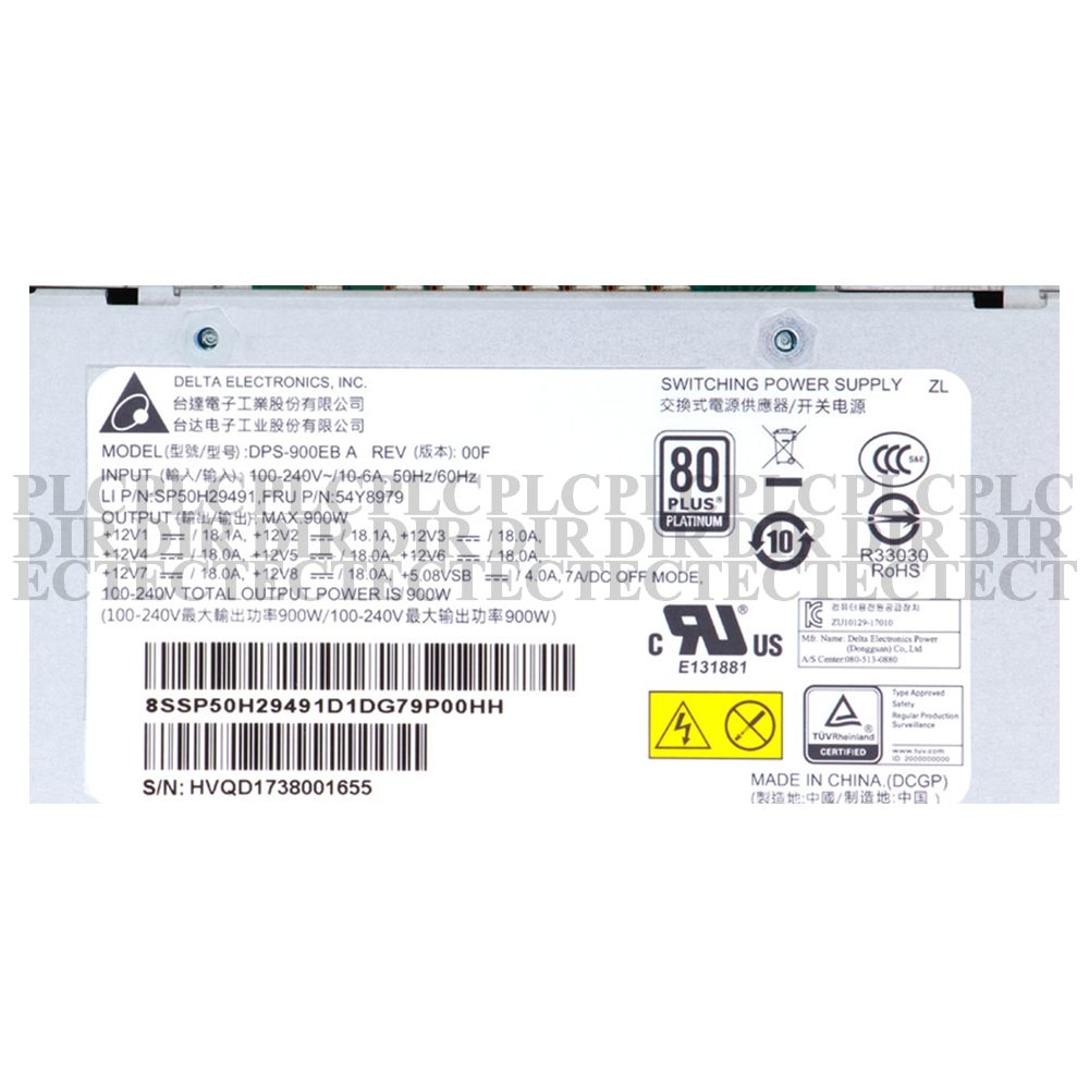 Delta Electronics DPS-900EB A 電源ユニット NEW Delta DPS-900EB A 54Y8979 Switching Power Supply | eBay