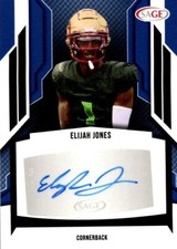 ELIJAHl JONES 2024 SAGE High Series Auto Black #A-EJ Boston College Eagles