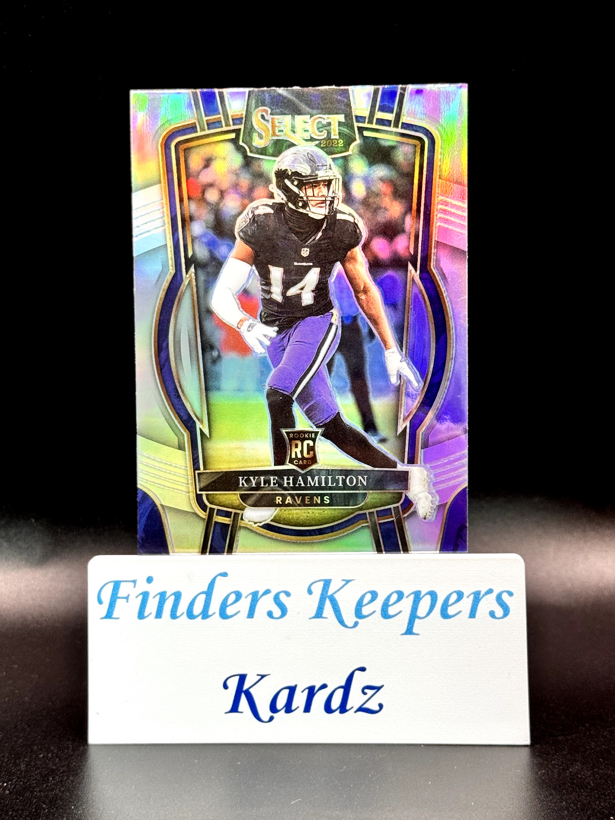 2022 Select Football Club Level KYLE HAMILTON RC SILVER PRIZM #294~RAVENS