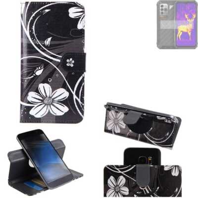 Für Ulefone Power Armor 18T Ultra 360° Schutz Hülle Wallet Case Design Blumen