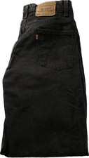 Vintage Levis 550 Jeans Mens 38x32 Black Orange Tab Made In USA 1997