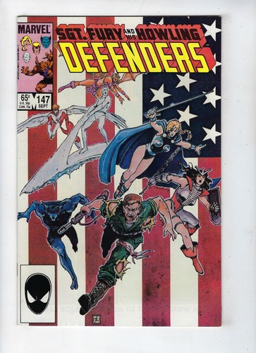 The New Defenders # 147 Marvel Comics ...And Games Sgt Fury app Sept 1985 NM