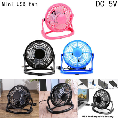 Mini Ventilatore USB - Pack Da 6 Pezzi Con Colori Diversi - Ventilatori Silenziosi E Flessibili Per PC, Power Bank E Laptop - Foto 2