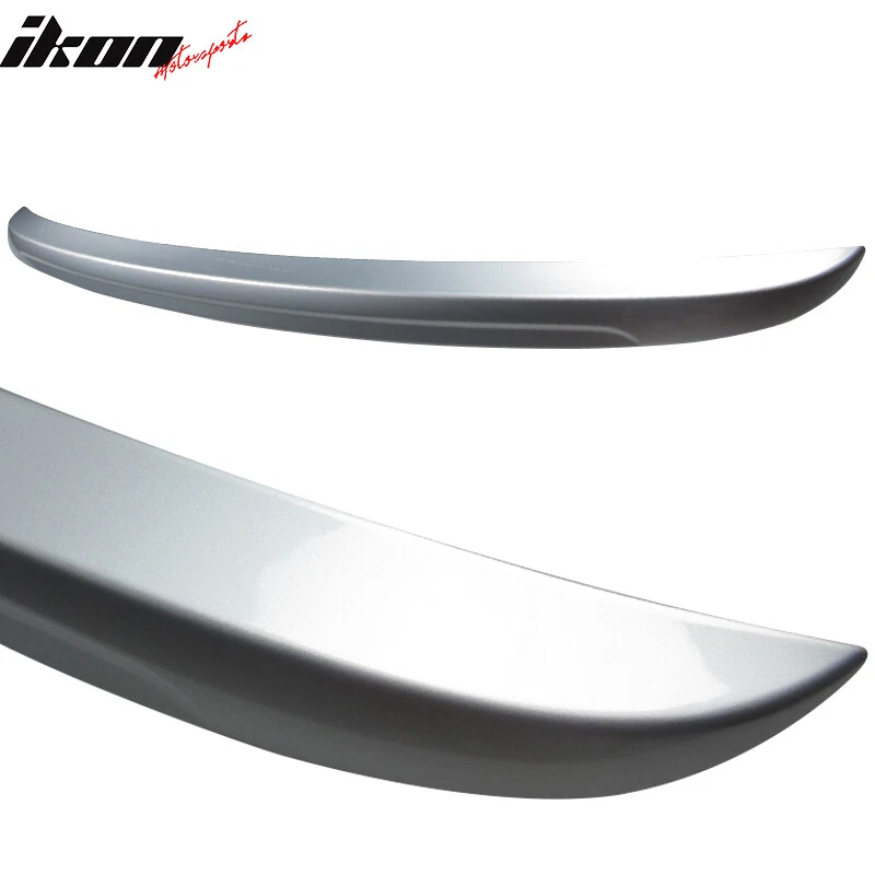 Fits 04-10 BMW E60 5-Series Sedan M5 Style Trunk Spoiler Lip Painted #354 Silver — 第 4/4 张图片