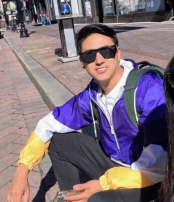 Rare Members Only 1975 Purple, White Yellow Anorak Jacket