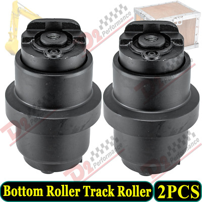 2PCS Track Bottom Roller Fit John Deere 35D Excavator Undercarriage