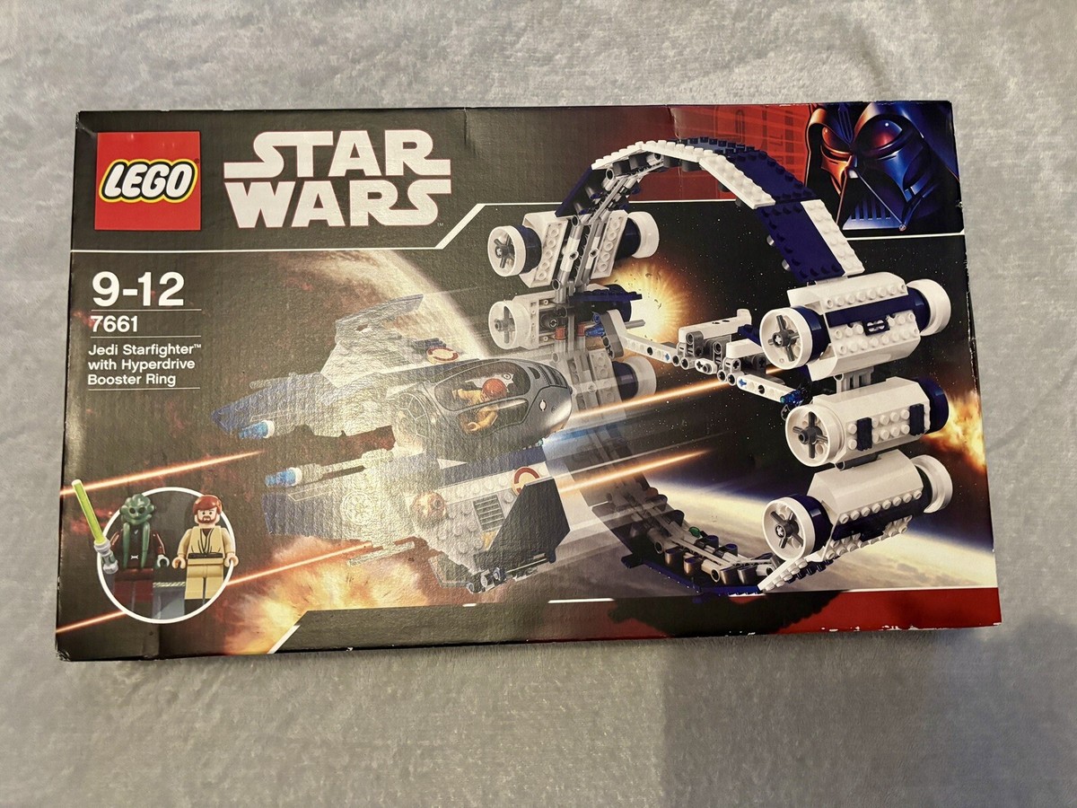 Lego Star Wars 7661 Jedi Starfighter With Hyperdrive Booster Ring