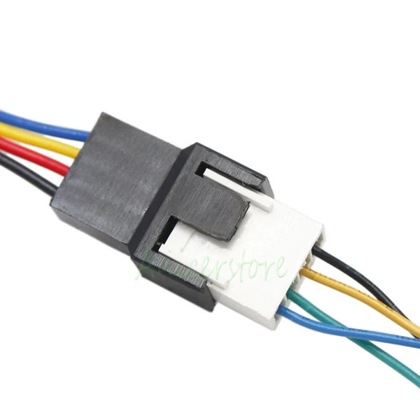 5pcs 4 Pin to 2x 4pin/3pin PWM Convert Connector Extension Cable For PC CPU Fan - Image 4 of 4