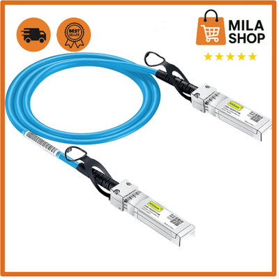 10G SFP+ DAC Kabel 0,5 m Twinax fuer Ubiquiti UniFi Switch Direct Attach