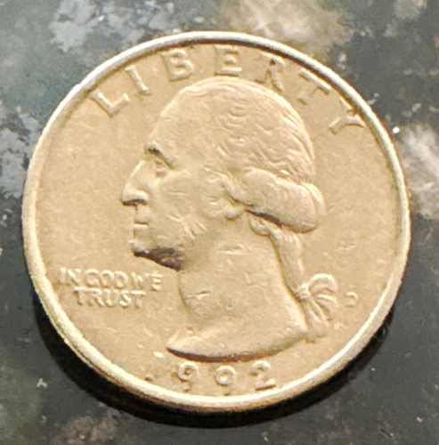 1992-D Washington Quarter — photo from the most recent tracked eBay sale