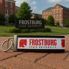 Frostburg State University Wristlet Keychain – Bobcats Fan Gift