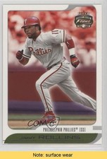 2002 Fleer Focus Jersey Edition Jimmy Rollins #98 READ 0b5