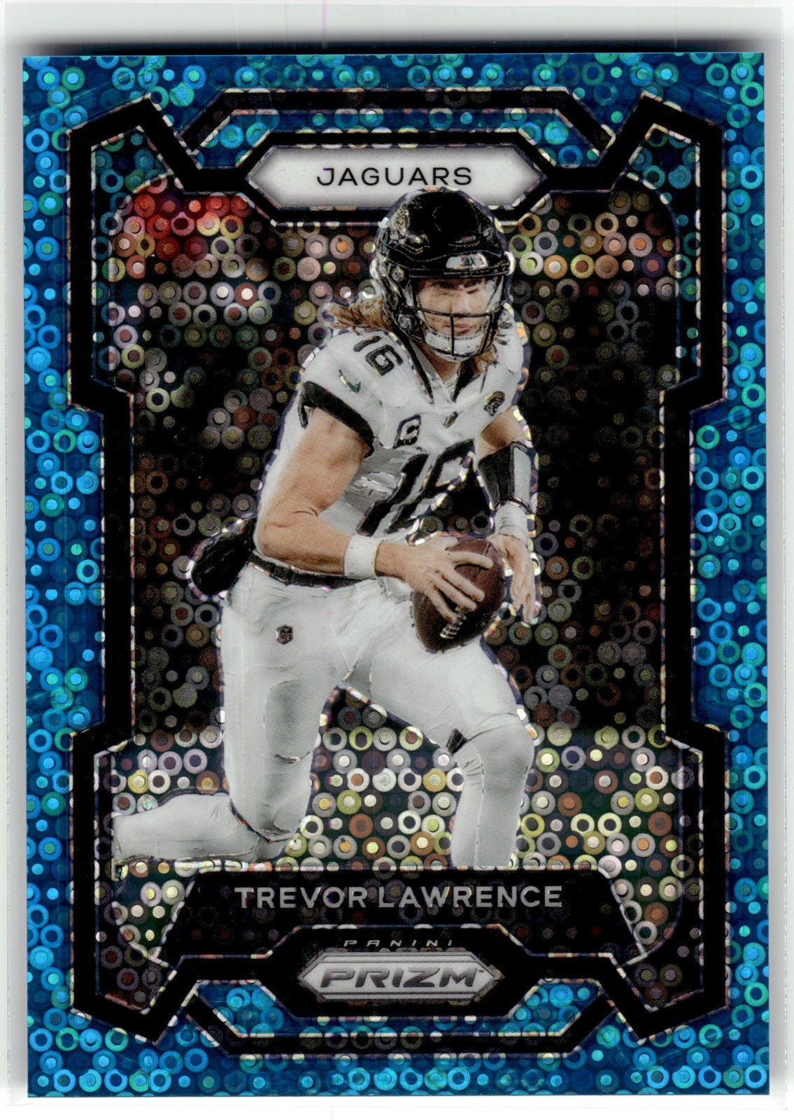 Trevor Lawrence 2023 Panini Prizm No Huddle Blue #139 Jaguars 20/95
