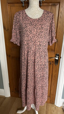 Ladies Maxi Dress by TU Size 18 Pink Animal Print NWOT