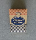 Borden's vintage Elsie checkered 1 quart ice cream pail cardboard carton — photo 1