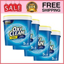 4 Pack OxiClean Versatile Stain Remover Powder, Around the Home&Laundry,5 lb Pk