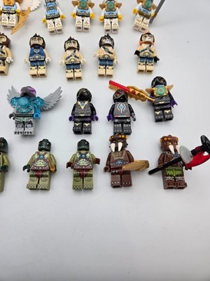 Huge LEGO Legends of Chima Minifigure Lot x43 Accessories Lion