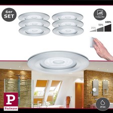 Paulmann EBL Nova 6er Set 6x6,5W Alu gedreht mit 3-StepDim Gu10 IP44 UVP 110,98€