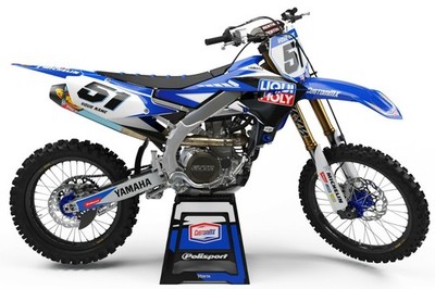 CustomMX: Grafik Kit passend für alle Yamaha YZ YZF WR WRF Modelle 85 12 250 450 426