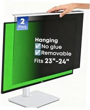 2-Pack Hanging Privacy Screen Protector for 23-24" 24"-16:9 21.54" 12.60" 