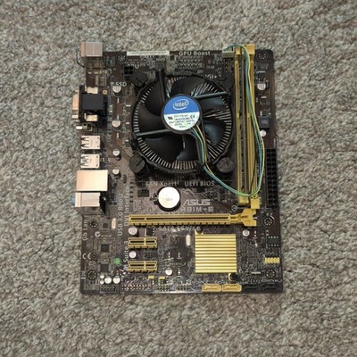 CPU Pentium G3420 SR1NB+ASUS HB1M-E Mainboard+ Cruical  4 GB DDR3 1600 + Lüfter
