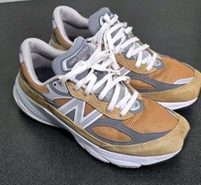 New Balance 990v6 Made In USA Sneaker Tennis Brown Y2K M7.5 W9 Grunge