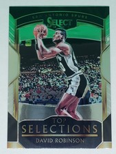 David Robinson 2018-19 Panini Select #9 Top Selections Insert San Antonio Spurs