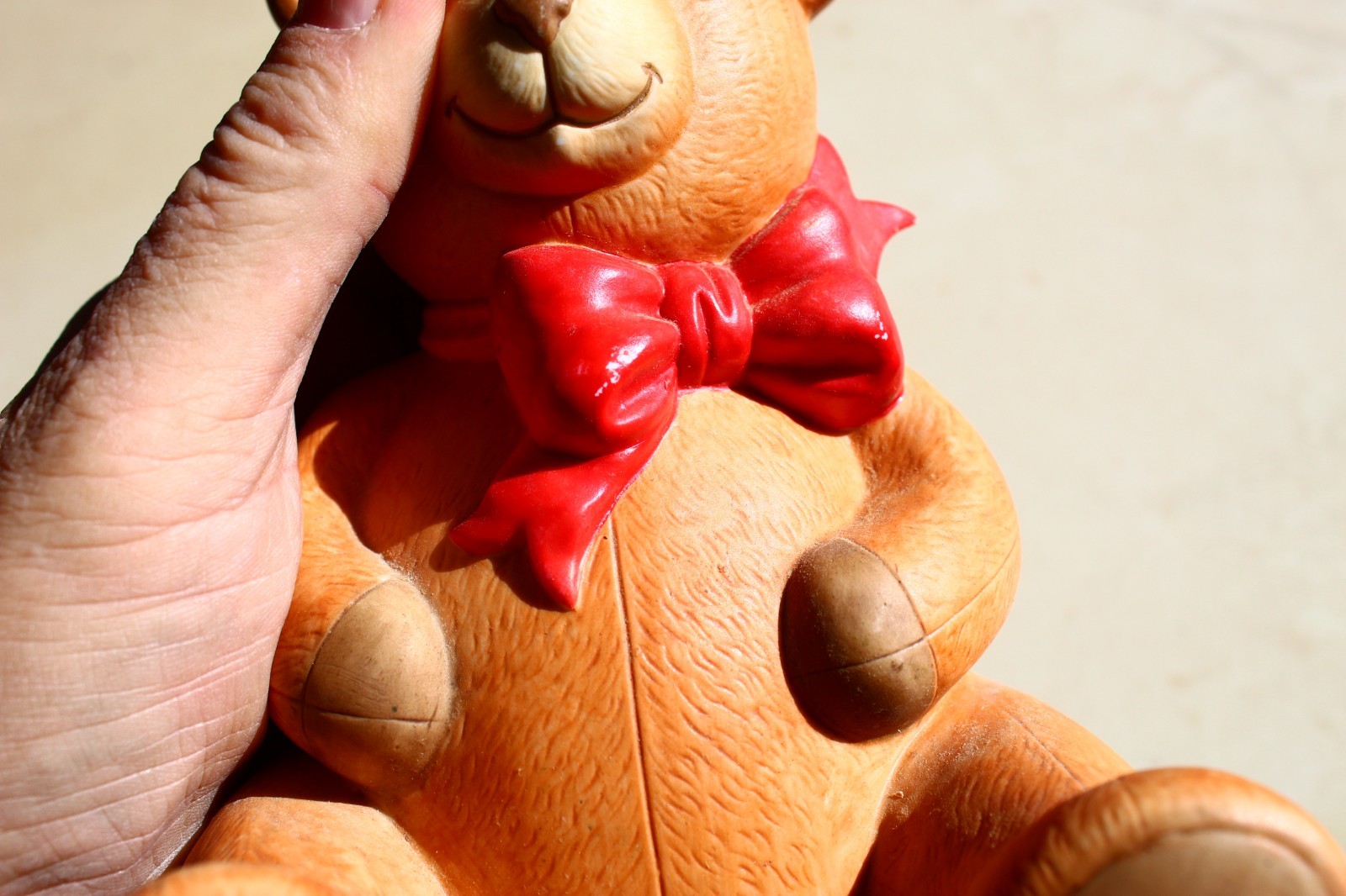 Vintage Schmid porcelain Musical bear