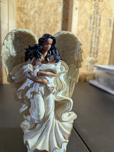 Young Incorporated Ceramic Angel And Child Figurine - Picture 3 of 5