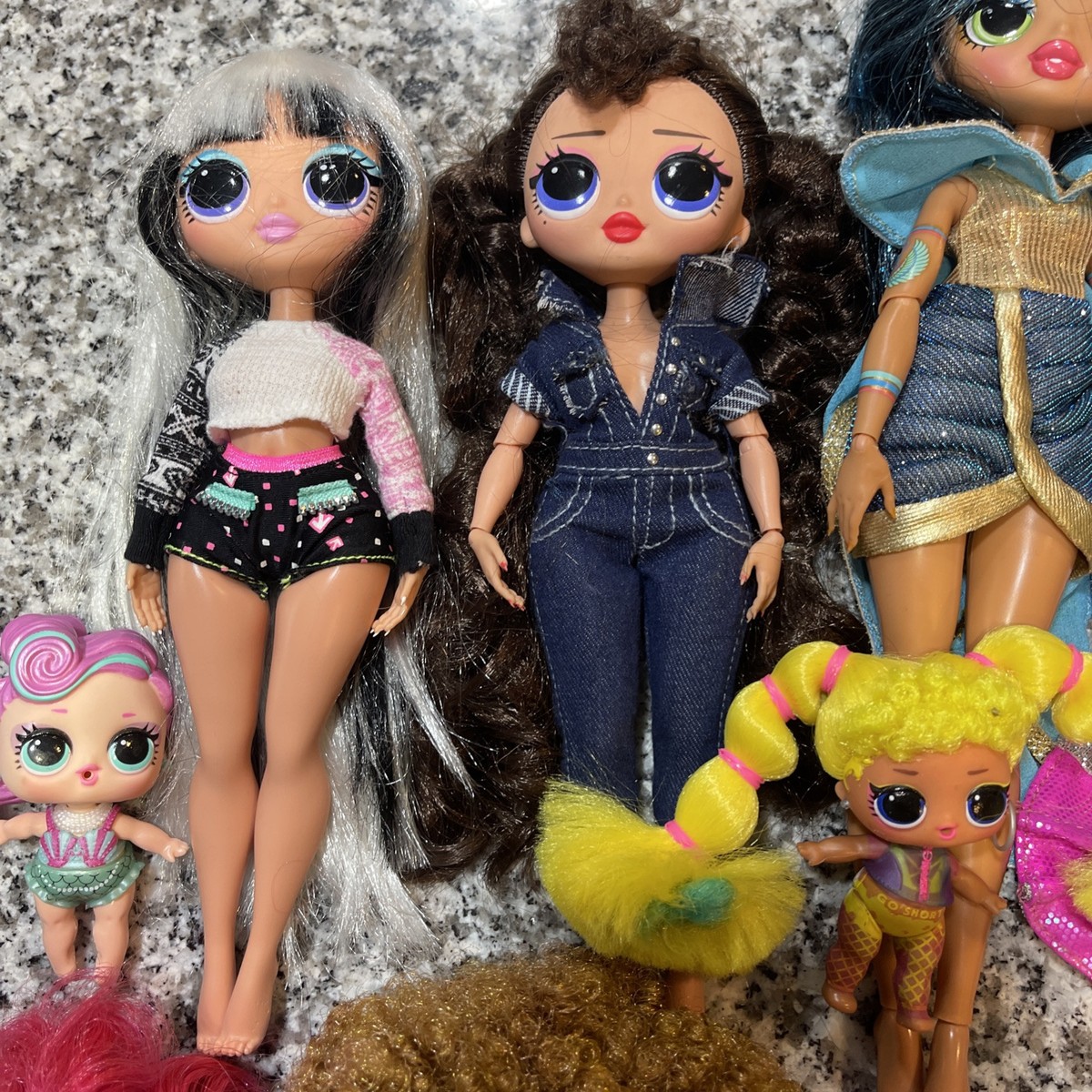 OMG Lol Surprise Doll Bundle Lot Of 10 Fashion Doll Bundle & 3