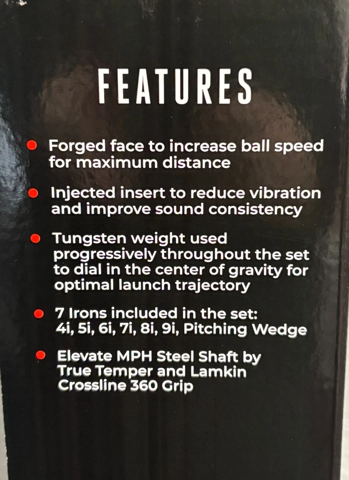Juego de plancha Kirkland Signature 7 piezas para jugadores diestros - Flexión regular Foto 3 de 4
