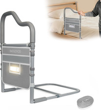 Bed Rails for Elderly Adults Safety: with Motion Light Storage Bag - Adjustabl