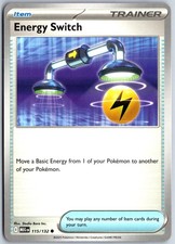Energy Switch 115/132 Common Mega Evolution Pokemon Lightly Played