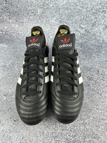 Adidas World Cup Vintage 80s Leather Soccer Football Boots France 39 1/3, 6 1/2 - Picture 7 of 21