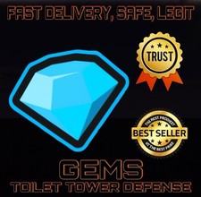 🔥💎GEMS TTD | 1M - 2M - 3M - 5M - 10M | Toilet Tower Defense |CHEAP & FAST!🔥💎
