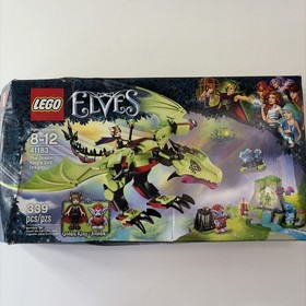 Lego Elves 41183 The Goblin King's Evil Dragon Complete w/Box 1 Sealed Bag