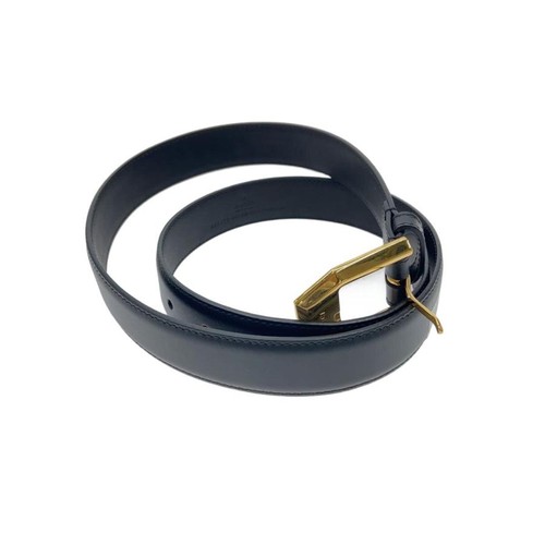 Used GUCCI◆Belt/Leather/BLK/Men's/625473//