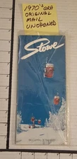 1970's  ERA  STOWE SKI AREA VT. BROCHURE STILL IN UNOPENED MAILER.  MINT