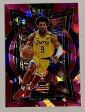 2024-25 Panini Select Bronny James Jr. Pink Cracked Ice /99 RC LA Lakers #90