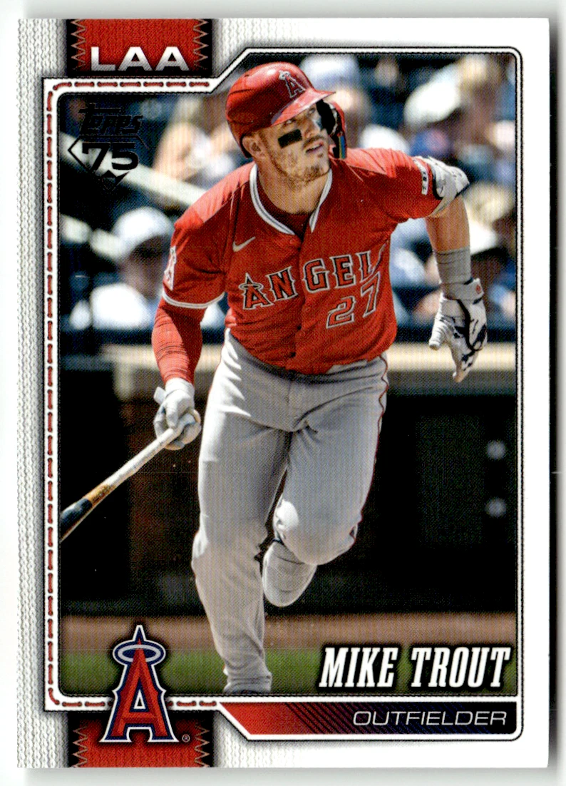 Topps MLB Series One No. 2026 350 Mike Trout
