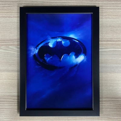 BATMAN RETURNS GERAHMTES FILMPOSTER KUNST. TIM BURTON.