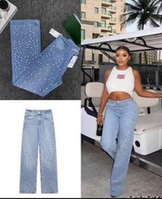 Studded Women Denim Jeans  Comes In Size 30, 34, 36