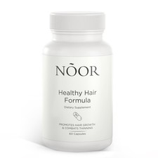 NOOR HAIR Healthy Hair Formula, Growth Supplement 60 Count Pack of 1 