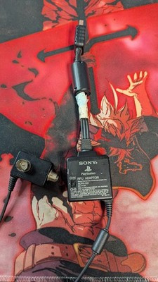 Official Sony PlayStation PS1 PS2 RF Adapter SCPH-1121 TV RFU Switch Genuine OEM