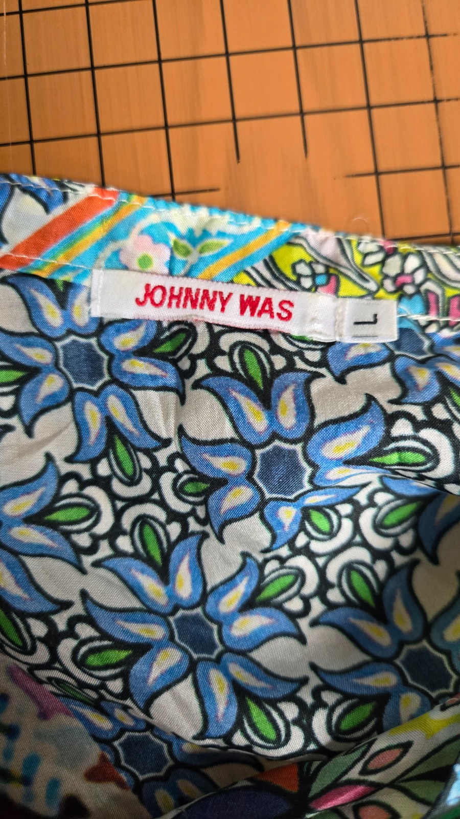 Johnny Was Multi Colored Patterned Silk Tunic Siz… - image 4